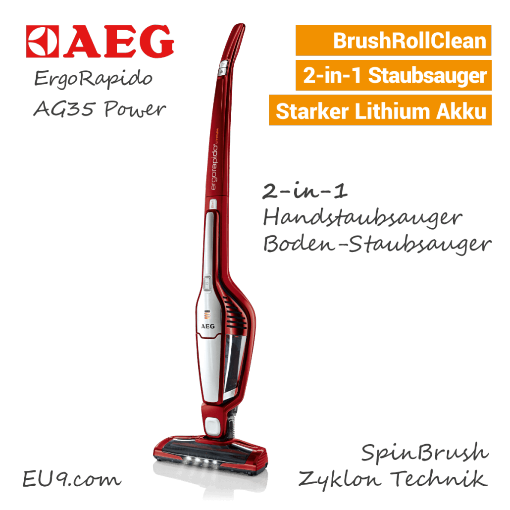 AEG ErgoRapido AG35 Power Akku-Staubsauger AEG ErgoRapido AG35 Power Akku-Staubsauger