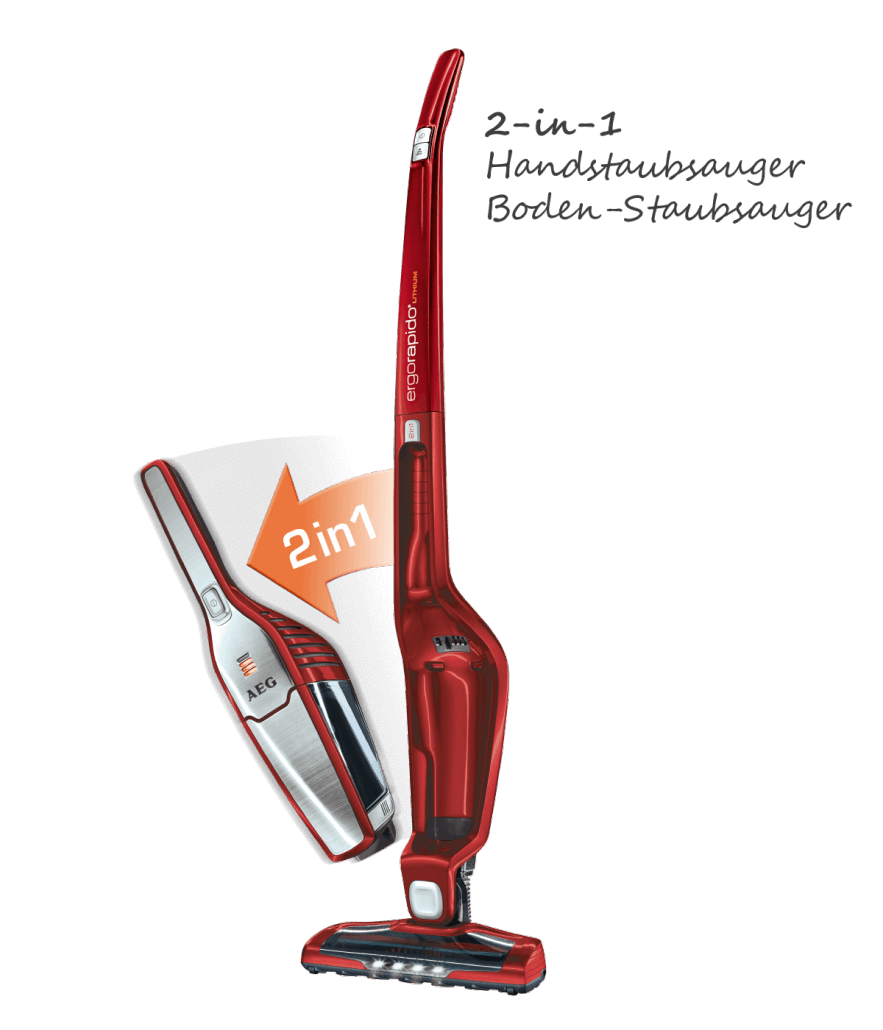 AEG ErgoRapido 2in1-Funktion AEG ErgoRapido 2in1-Funktion