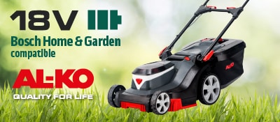 ALKO 18V Akku-Rasenmäher Gartengeräte Bosch Home & Garden BoFlex EU9