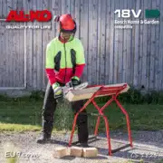 ALKO CS 1825 Akku-Motorsäge Akku-Kettensäge 18V Mann schneidet Holz EU9