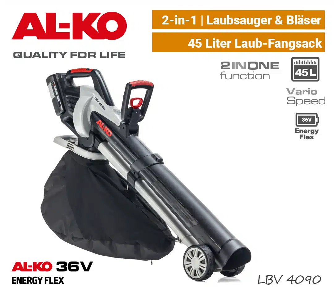 ALKO LBV 4090 Akku-Laubsauger ALKO LBV 4090 Akku-Laubsauger Laubbläser 36V EnergyFlex 40V EU9