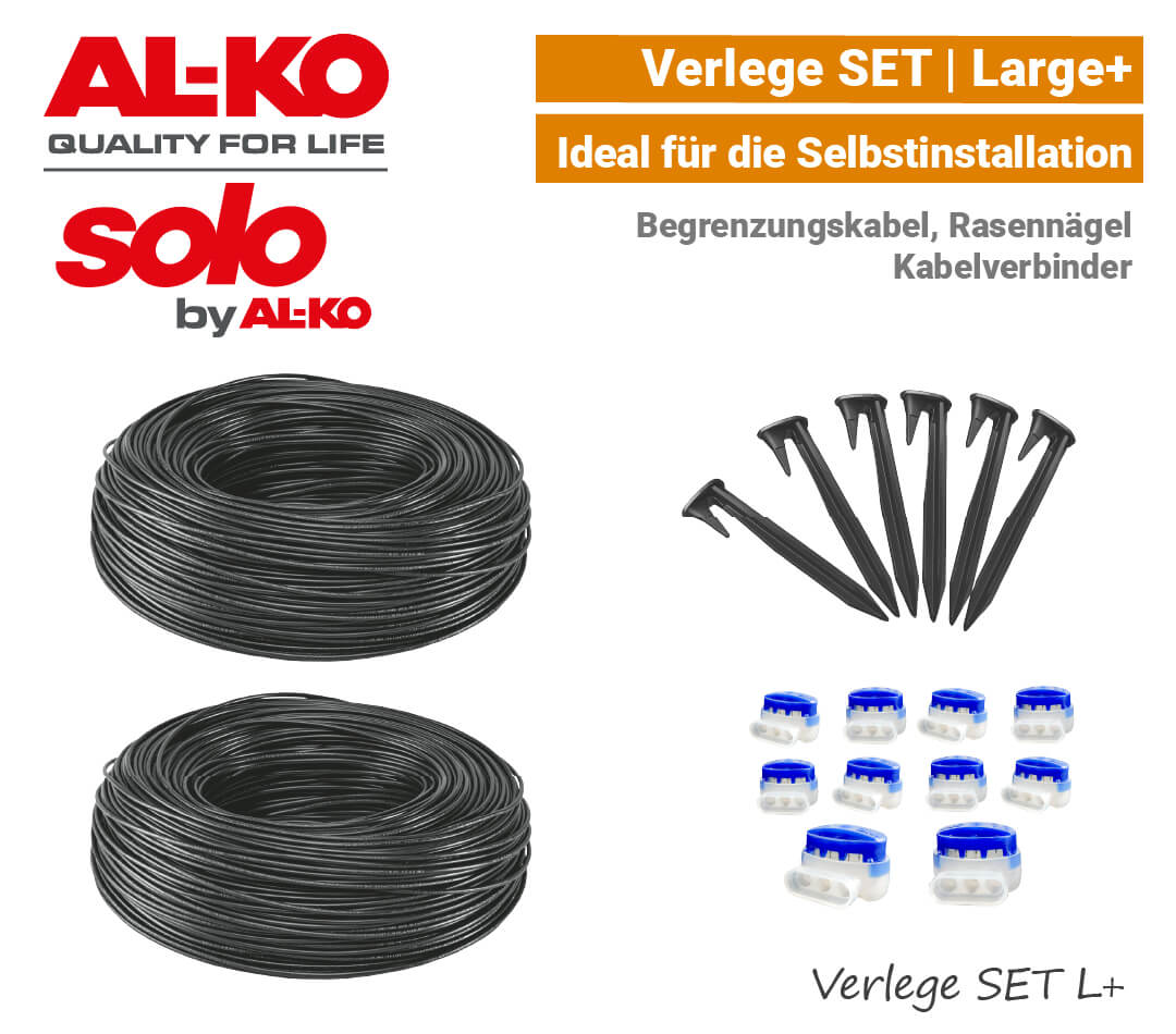 ALKO SOLO Verlege SET Large ALKO SOLO Verlege SET L Large Groß Installation Robolinho EU9