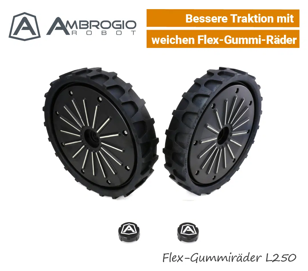 Ambrogio Flex-Gummiräder L250 Ambrogio Flex-Gummi-Räder L250 EU9