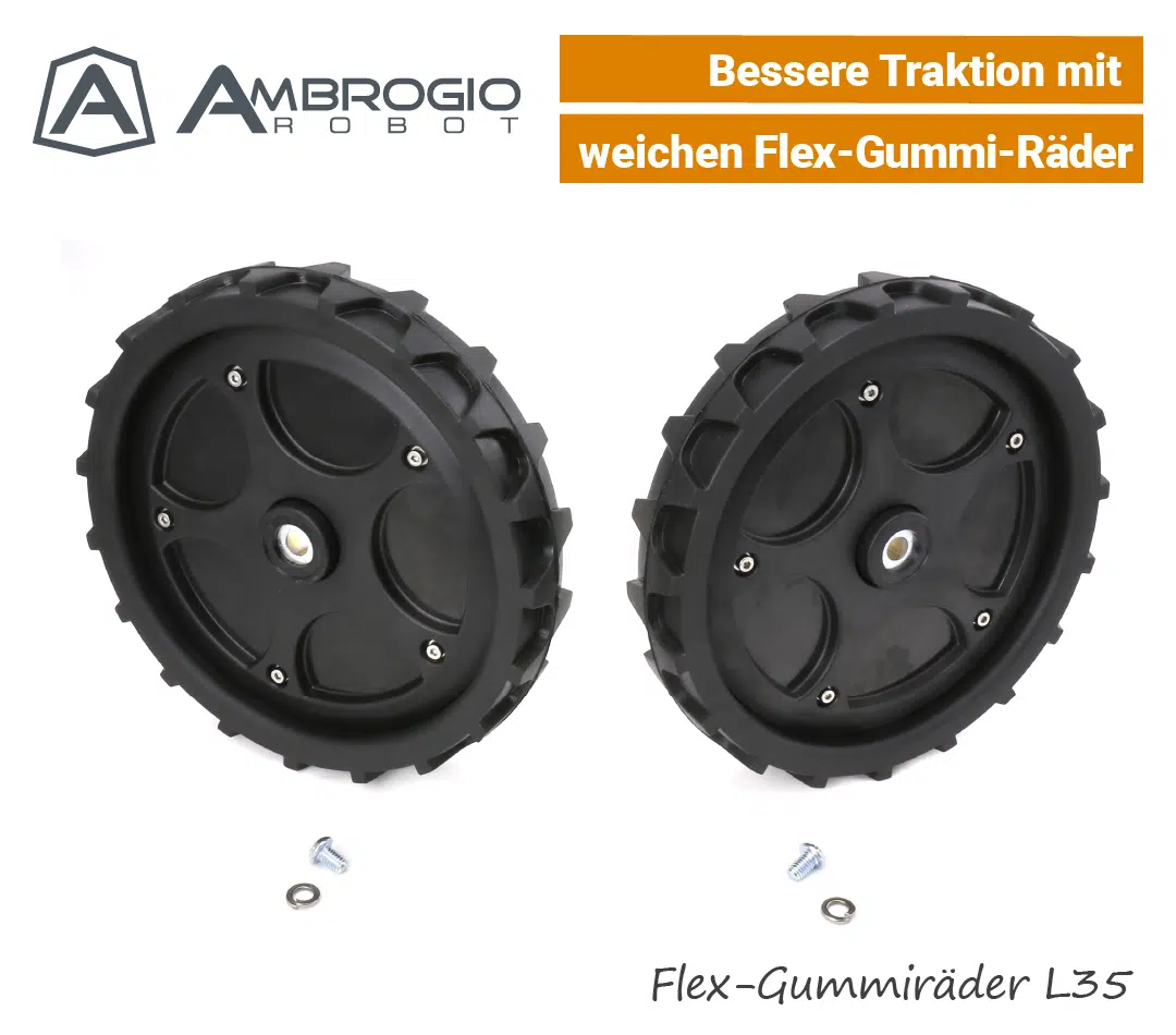 Ambrogio Flex-Gummiräder L35 L32 Ambrogio Flex-Gummi-Räder L35 L32 EU9