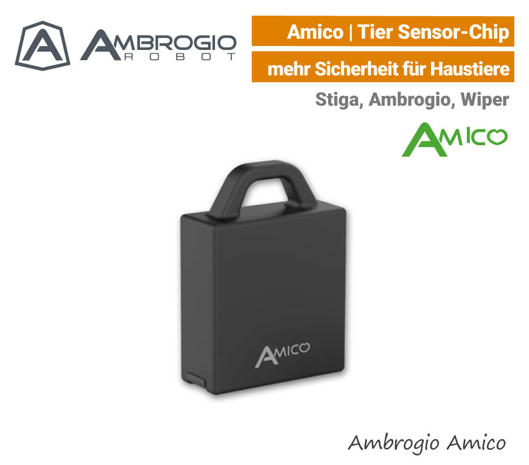 Ambrogio Amico Ambrogio Stiga Amico Tier-Schutz Chip mehr Sicherheit für Haustiere EU9