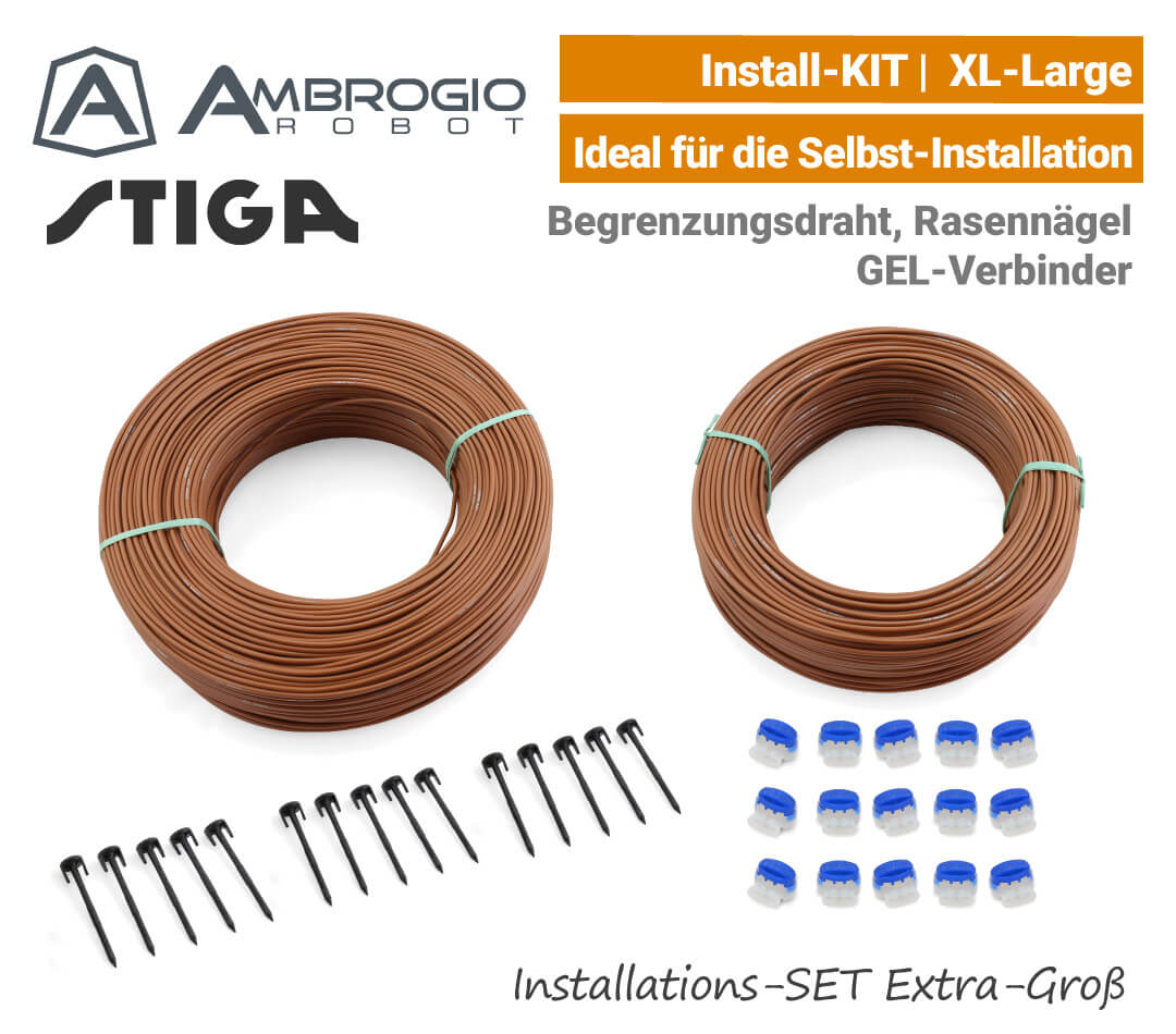 Ambrogio Stiga Installations-Kit XL Ambrogio Stiga Installations-Kit Install-Kit XL Extra-Groß Verlege-SET X-Large EU9