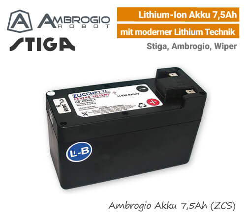 Ambrogio Akku 7,5Ah Lithium-Ion Ambrogio Stiga Wiper Akku 7,5Ah Lithium-Ion EU9