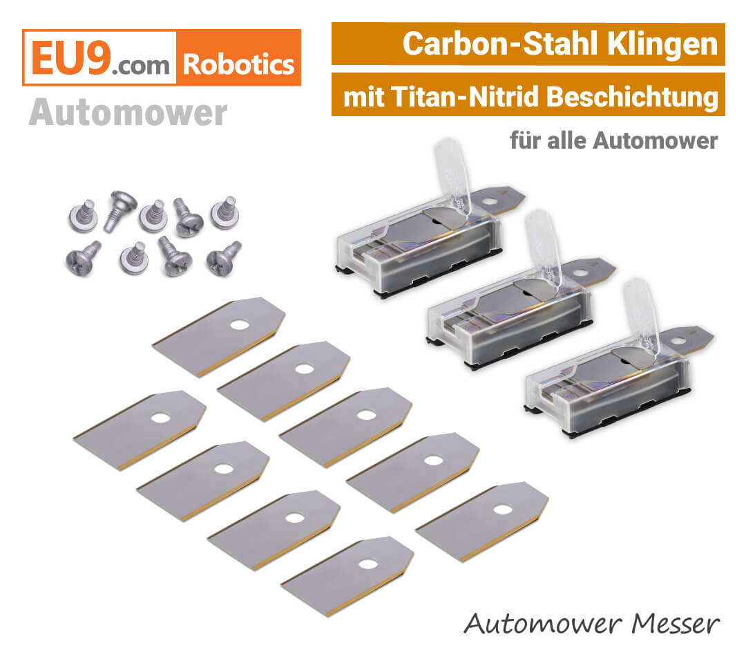 Automower Messer Carbonstahl Titan Automower Messer-Klingen Carbonstahl Titan SET EU9