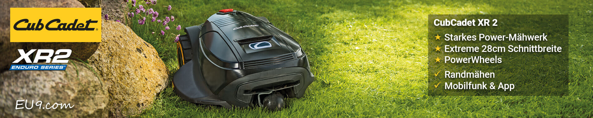 CubCadet XR2 Rasenroboter CubCadet XR2 Mähroboter EU9