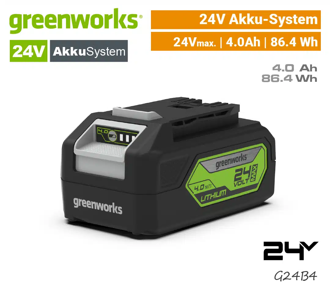 Greenworks 24V Akku 4Ah Greenworks 24V Akku 4Ah 4.0 Ah G24B4 EU9