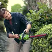 Greenworks 24V Akku-Heckenschere G24HT57 Hecken schneiden EU9
