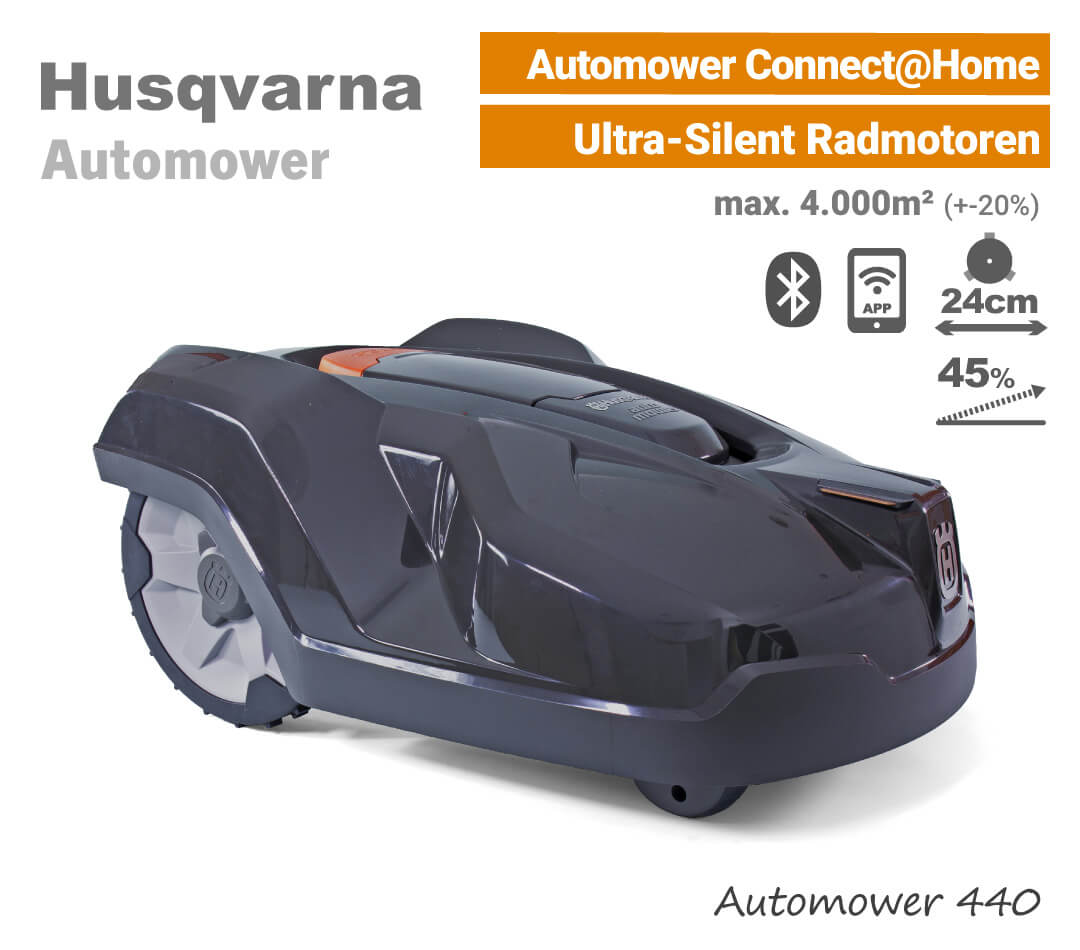 Husqvarna Automower 440 Husqvarna Automower 440 Mähroboter-Rasenroboter EU9