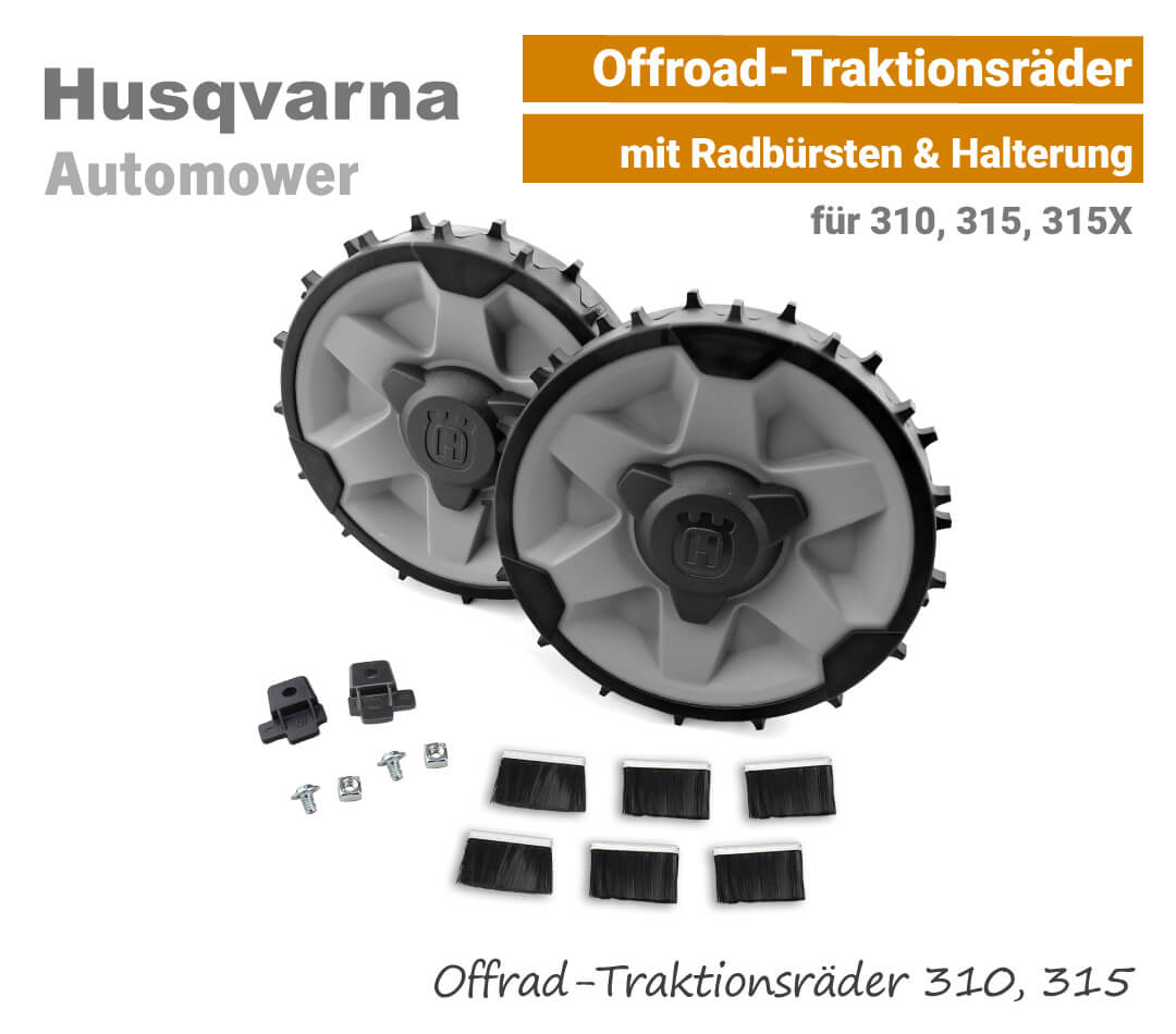 Automower Offroad-Räder 310, 315, 315X Husqvarna Automower Offroad-Traktionsräder Profilräder 310,315,315X EU9