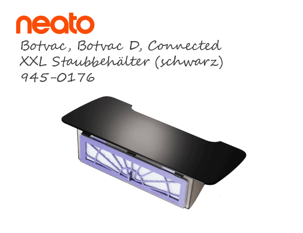 Neato Botvac Connected D XXL Staubbehälter schwarz 945-0176 Neato Botvac Connected D XXL Staubbehälter schwarz 945-0176