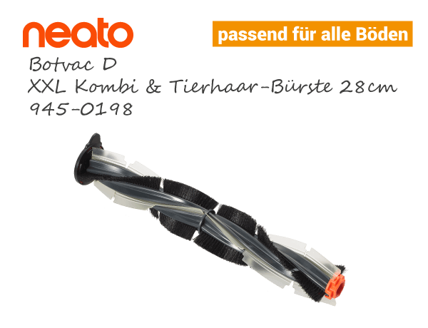 Neato Botvac D XXL-Kombi & Tierhaar Bürste 945-0198 Neato Botvac D XXL-Kombi & Tierhaar Bürste 945-0198