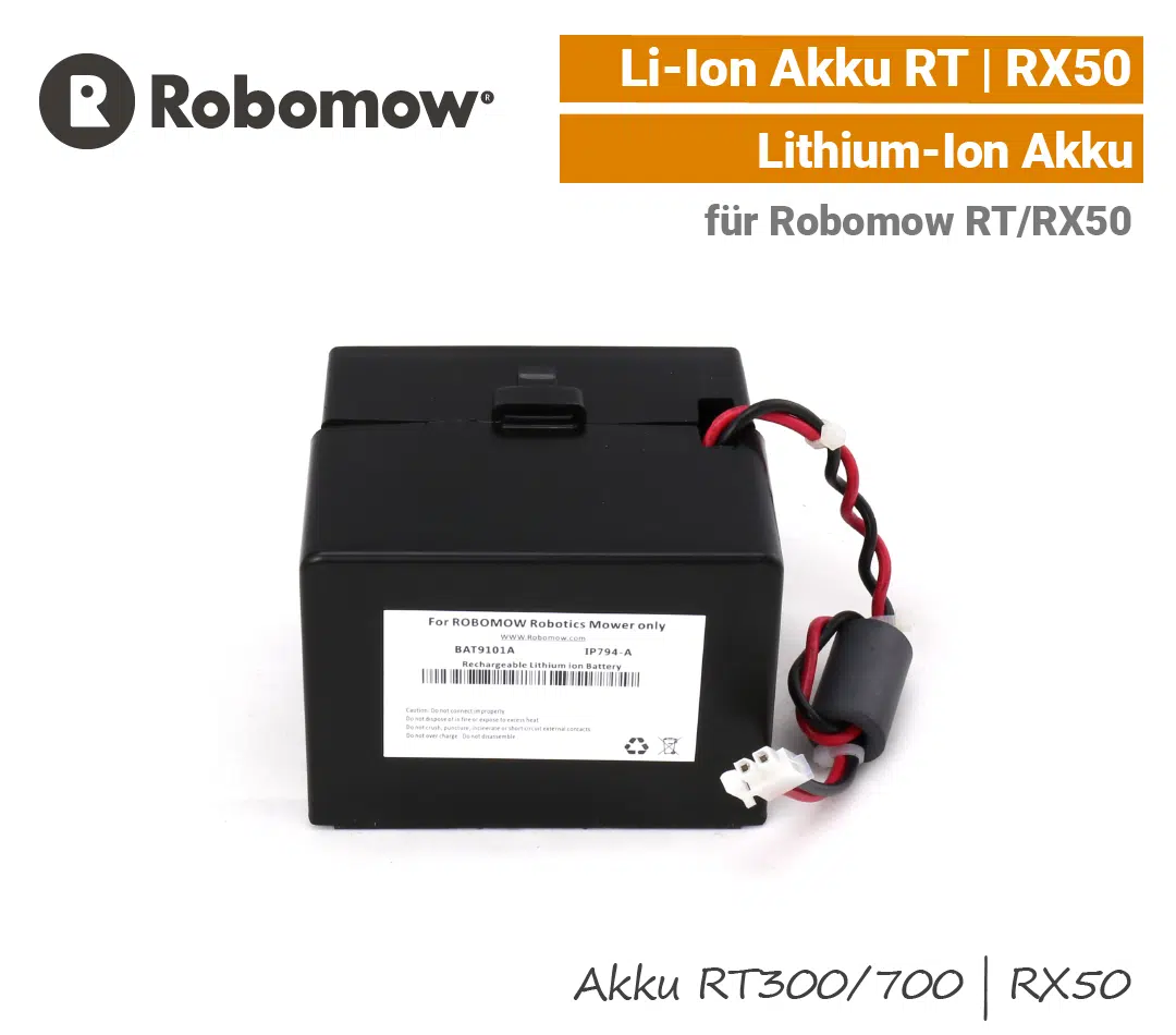 Robomow Akku RT RX 50 Robomow Akku RT RX 50 Loopo S500 XR1 Li-Ion BAT9101A EU9