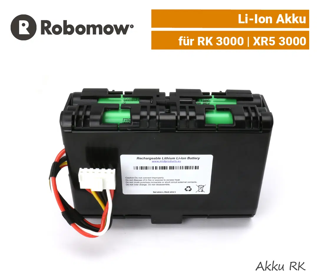 Robomow Akku RK 3000 | XR5 3000 Robomow Li-Ion Akku RK 3000 XR5 3000 7.2 Ah EU9