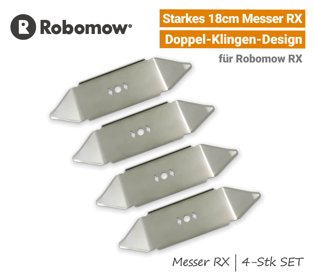 Robomow Messer RX 4-Stk SET Robomow Messer RX 4-Stk-SET RX12 RX20 RX50 EU9