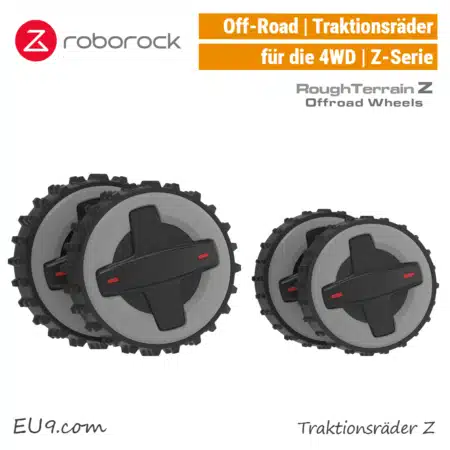 Roborock Off-Road Traktionsräder 4WD AWD Rough-Terrain Z RockMow Z1 Serie EU9