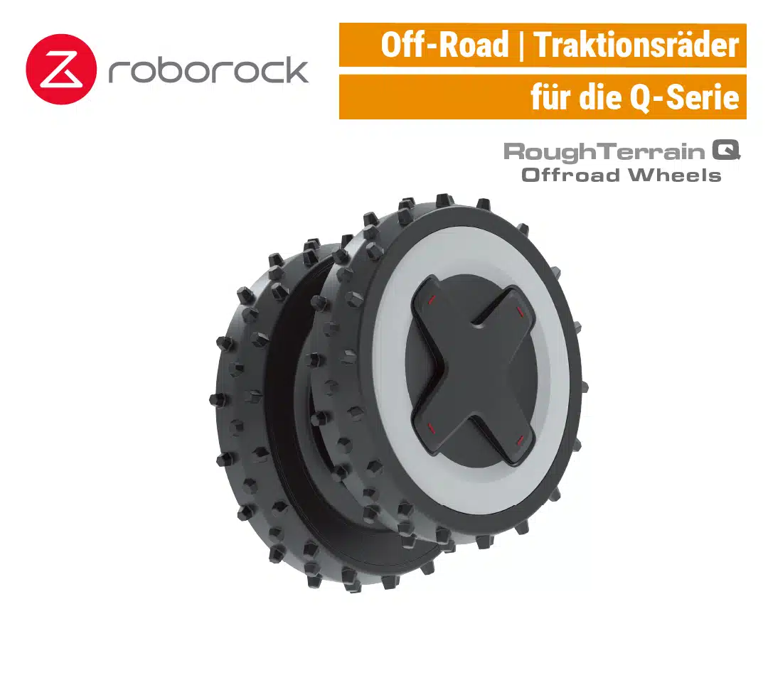 Roborock Off-Road Traktionsräder Q1 Roborock Off-Road Traktionsräder Rough-Terrain Q RockNeo Q1 Serie EU9