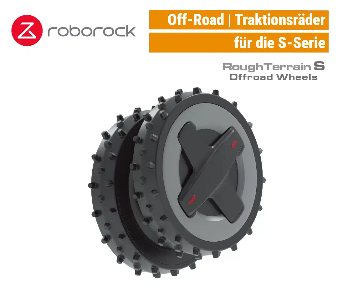 Roborock Off-Road Traktionsräder S1 Roborock Off-Road Traktionsräder Rough-Terrain S RockMow S1 Serie EU9