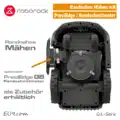 Roborock Q1 Mähdeck Mähwerk Messer PreciEdge Randschnittmotor unten RockNeo Q105 Q110 EU9