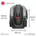 Roborock RockMow S1 S108 S112 Größe Abmessung Size EU9