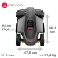 Roborock RockMow Z1 | Größe Abmessung Size Z115 Z130 Z150 EU9