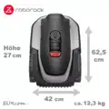 Roborock RockNeo Q1 Q105 Q110 Größe Abmessung Size EU9