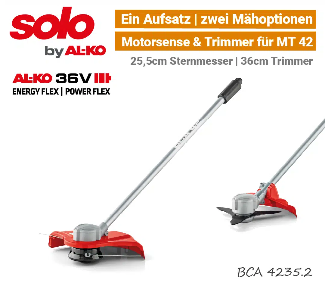 SOLO Akku-Motorsense 4235.2 Aufsatz SOLO 4235.2 Akku-Motorsense Akku-Trimmer Akku-MultiTool MT 42.2 EU9