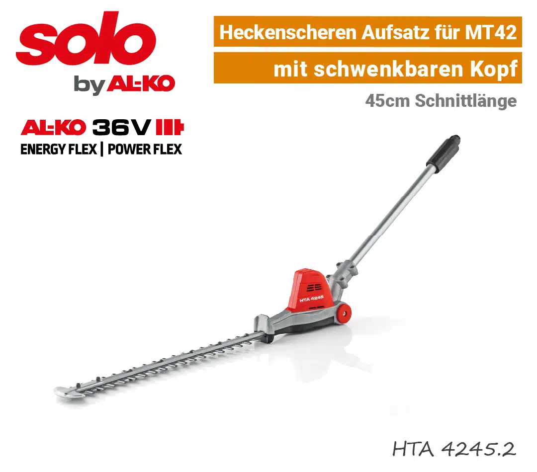 SOLO HTA 4245.2 Heckenschere Aufsatz SOLO ALKO Heckenschere Heckenschneider Aufsatz HTA 4245.2 MT 42.2 EU9