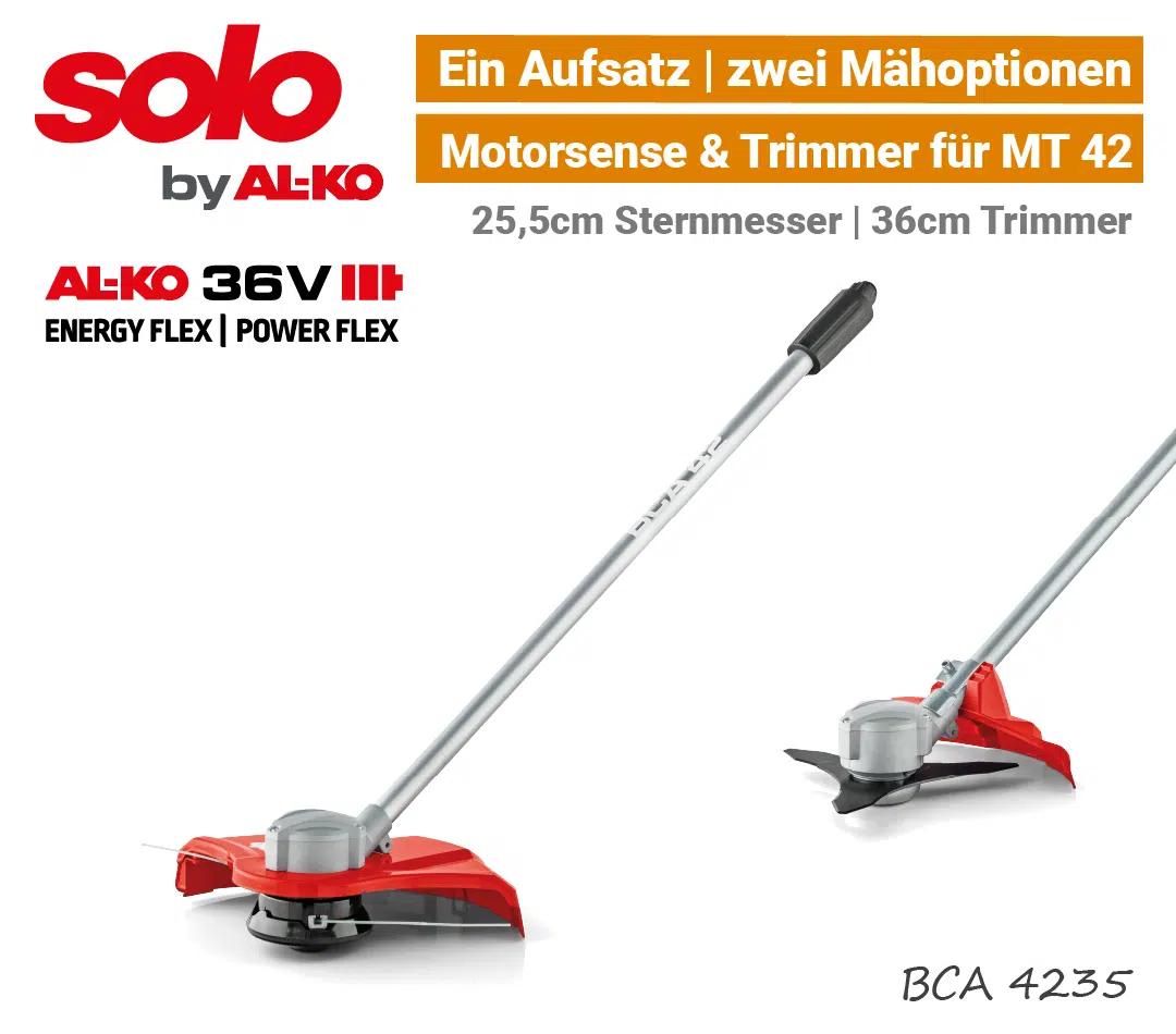 SOLO Motorsense Aufsatz BCA 4235 SOLO ALKO Motorsense Trimmer Aufsatz BCA 4235 MT 42 EU9