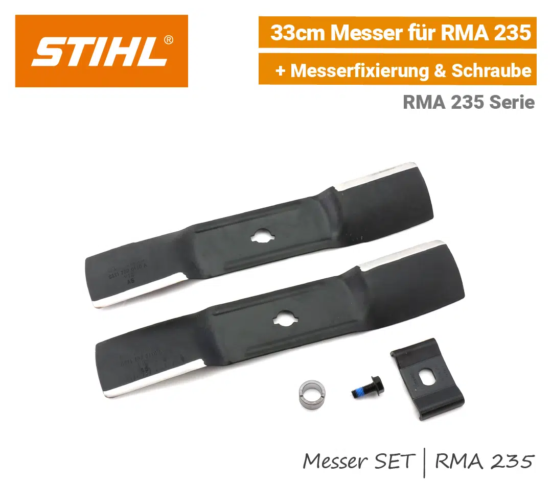 STIHL Messer SET RMA 235 STIHL Messer SET RMA 235 Akku-Rasenmäher AK EU9