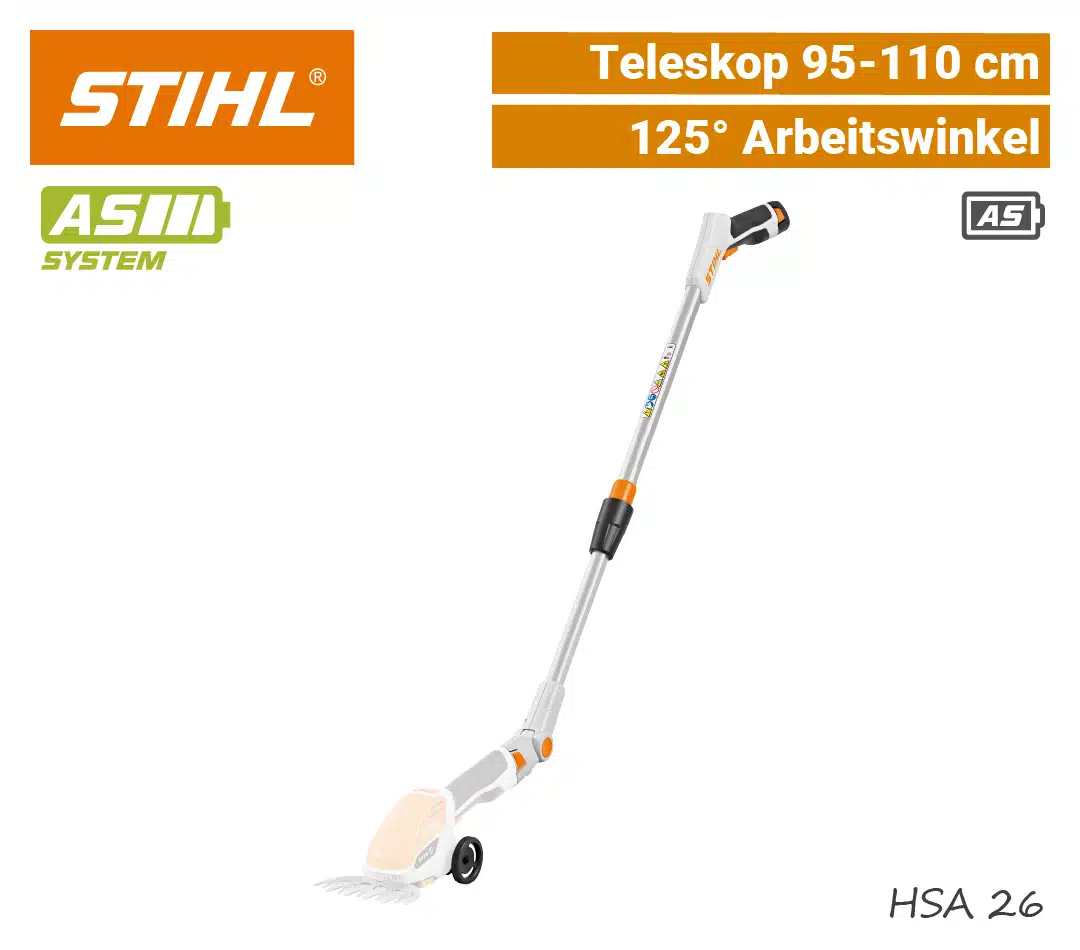 STIHL Teleskop mit Räder HSA26 STIHL Teleskop mit Räder HSA 26 EU9