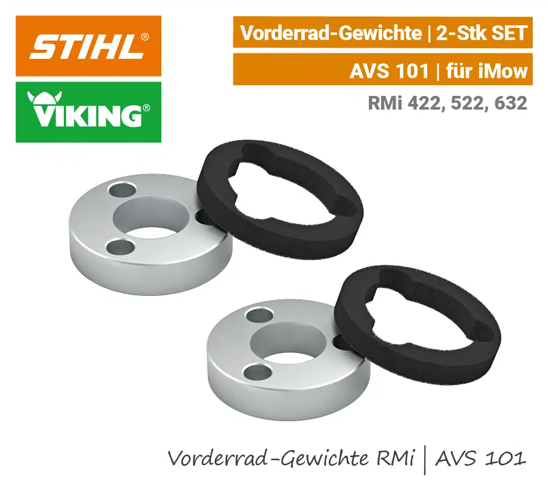 STIHL Viking Vorderrad Gewichte AVS101 STIHL Viking Vorderrad Gewichte AVS 101 RMi 422 522 632 EU9