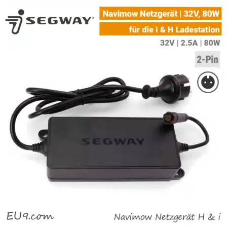 Segway Navimow Netzgerät H, i, i2 | 32V 2,5A 80W Netzteil Ladegerät für die Ladestation 2-Pin EU9