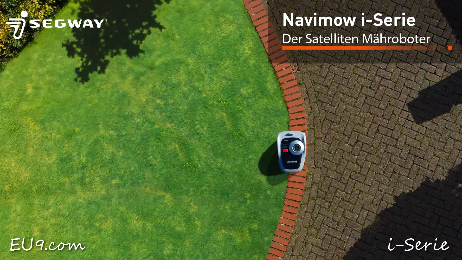 Segway Navimow i108E i105E mäht den Rasenrand EU9