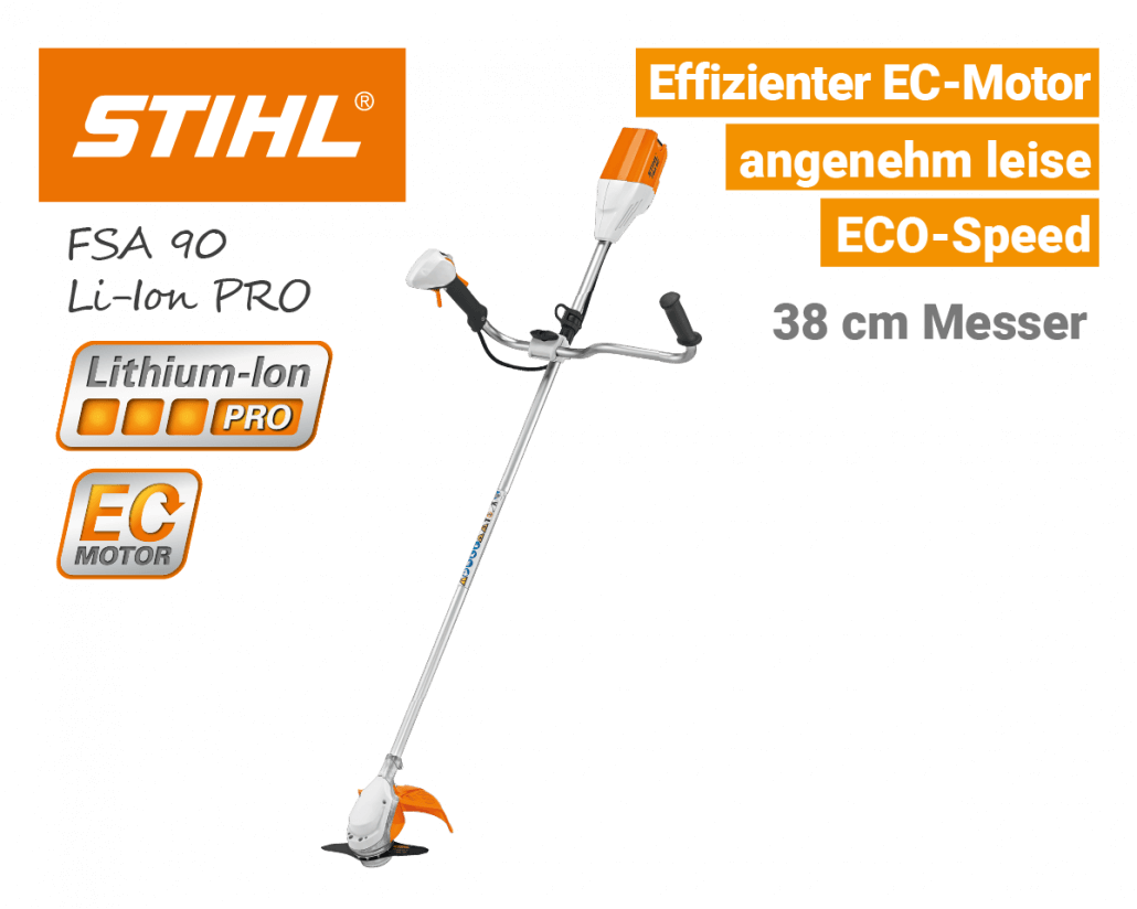 Stihl FSA 90 Akku-Motorsense Freischneider Lithium-Ion PRO Stihl FSA 90 Akku-Motorsense Li-Ion PRO - EU9