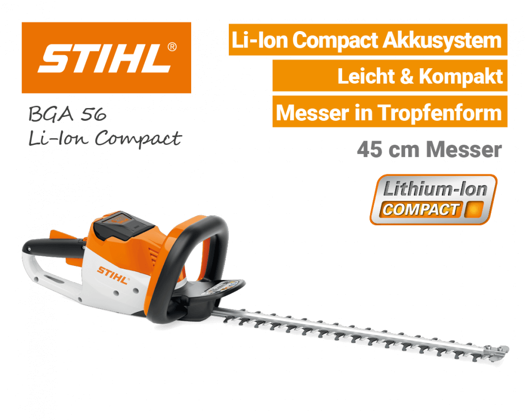 Stihl HSA 56 Akku-Heckenschere Li-Ion-Compact EU9 Stihl HSA 56 Akku-Heckenschere Lithium-Ion-Compact
