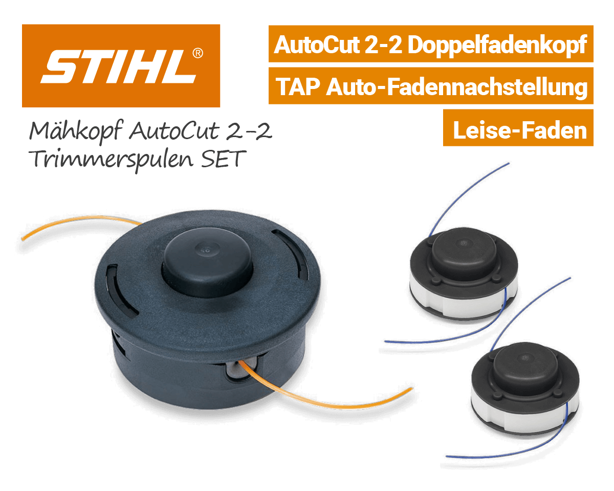 Stihl Mähkopf AutoCut 2-2 Fadenspule Stihl Mähkopf AutoCut 2-2 Fadenspule Doppelfaden-Kopf EU9