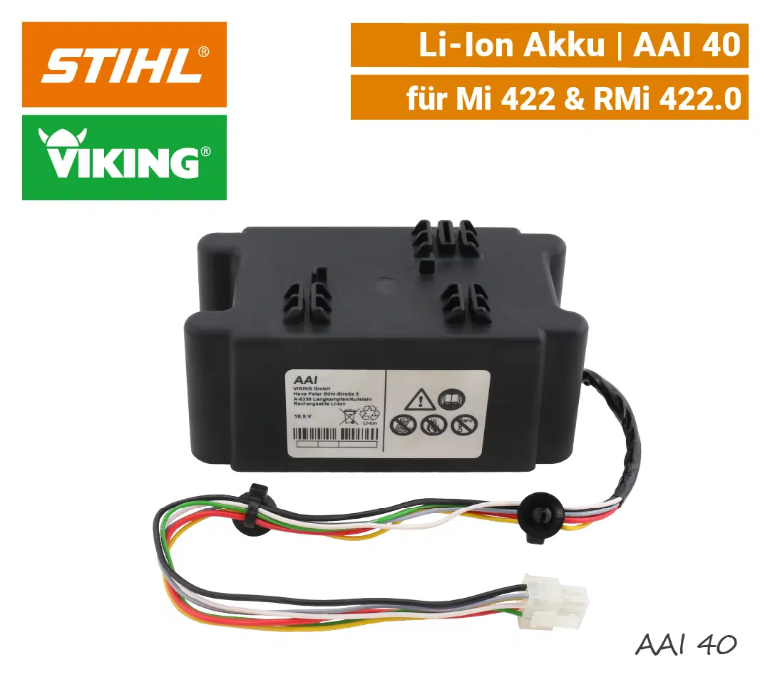 Stihl Viking Akku AAI 40 Stihl Viking Akku AAI 40 Mi 422 RMi 422 EU9