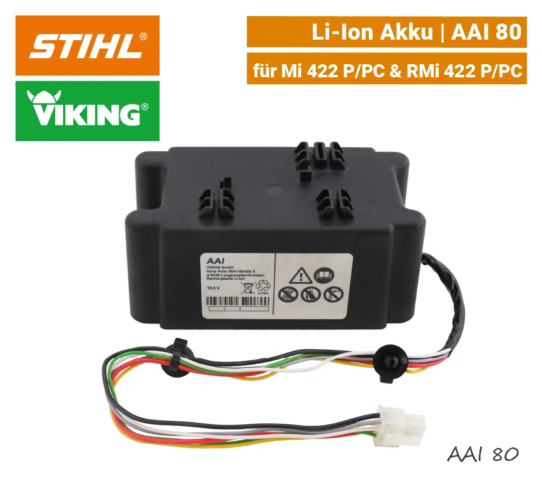 Stihl Viking Akku AAI 80 Stihl Viking Akku AAI 80 Mi 422 P PC RMi 422 P PC EU9