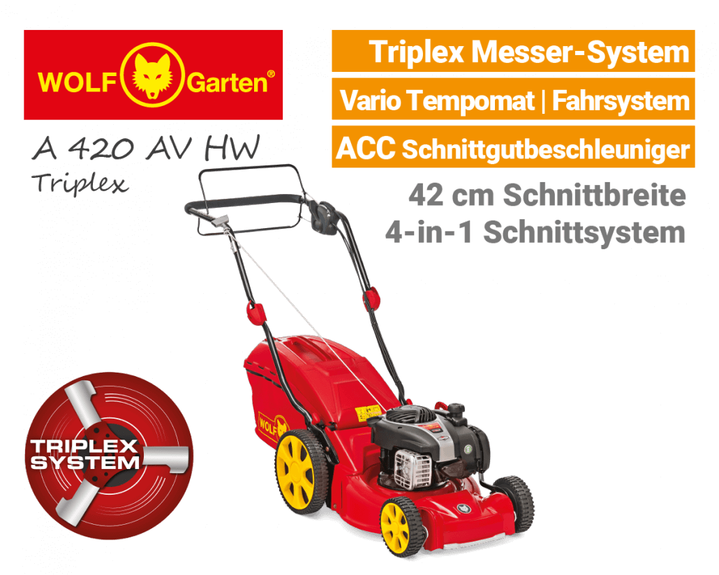 Wolf-Garten A 420 AV HW Triplex Wolf A 420 AV HW Triplex EU9