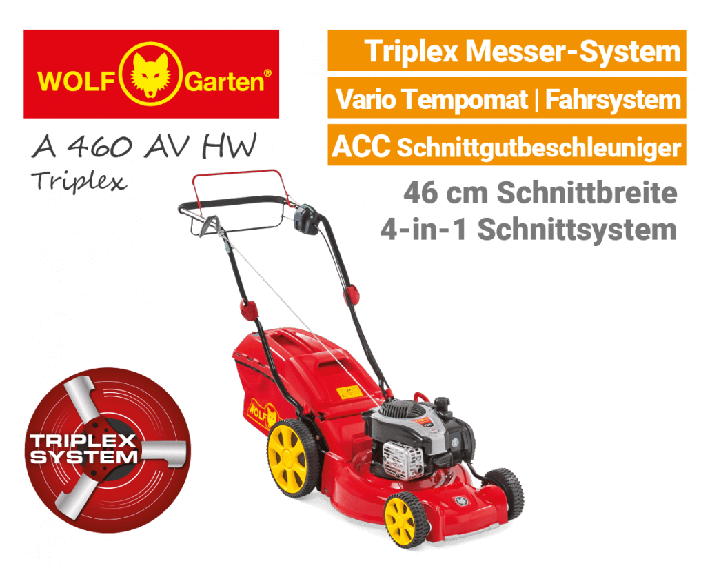Wolf-Garten A 460 AV HW Triplex Wolf A 460 AV HW Triplex EU9