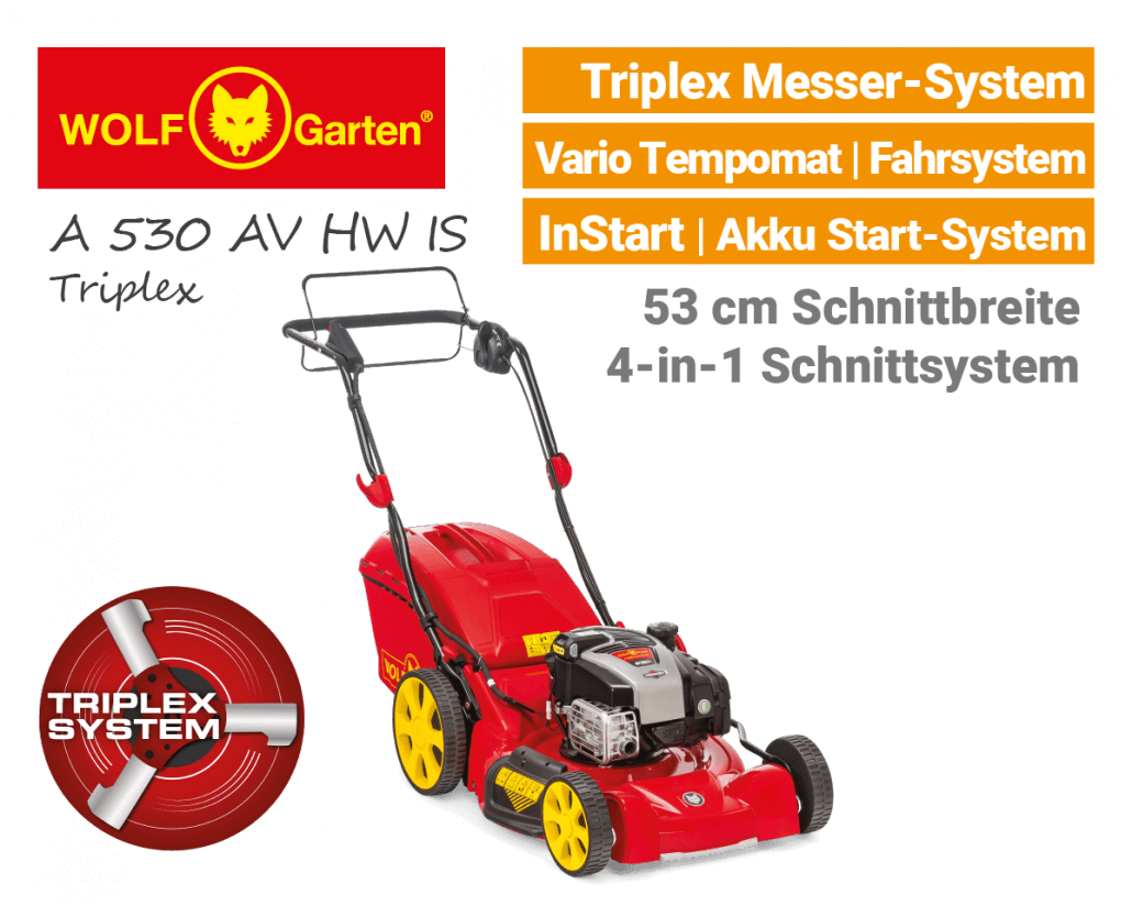 Wolf-Garten A 530 AV HW IS Triplex Wolf A 530 AV HW IS Triplex EU9